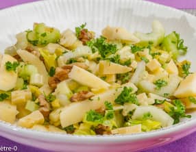 Salade de céleri aux noix et comté