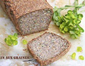 Pain aux graines sans levure