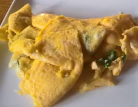 Omelette à l'ail des ours