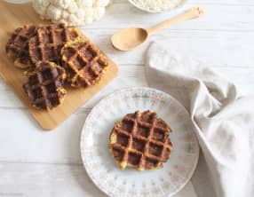 Gaufres de chou-fleur et parmesan
