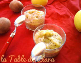 Compote pommes kiwis