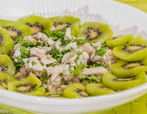 Salade de daurade aux kiwis