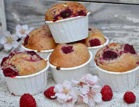 Muffins aux framboises