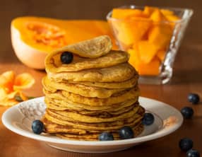 Pancakes à la courge butternut