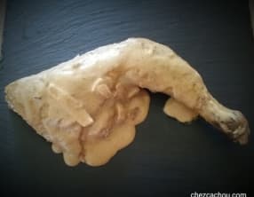 Cuisses de pintade à la moutarde