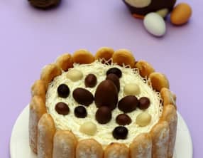 Charlotte au chocolat de Pâques