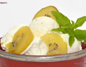 Glace de kiwis Sungold
