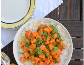 Curry de patate de douce