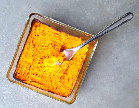 Parmentier de cabillaud et butternut