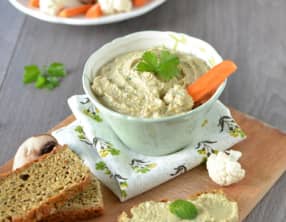 Tartinade au tofu soyeux et olives vertes