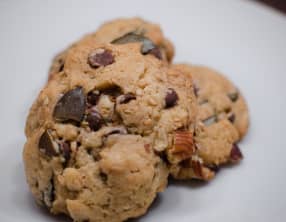 Cookies au chocolat, aux noisettes