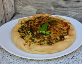 Quiche à l’ail des ours