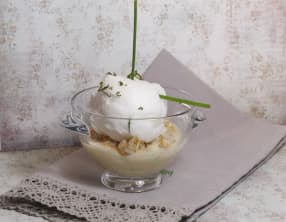 Îles flottantes au haddock