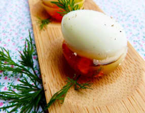 Oeufs de caille des Vosges en gelée