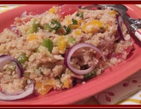 Salade de Quinoa aux légumes et thon