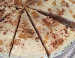 Carrot cake et glaçage à l’orange