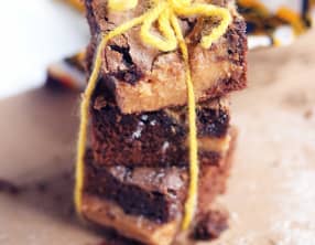 Brownie chocolat et beurre de cacahuètes
