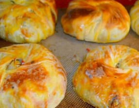 Crêpes farcies aux crevettes