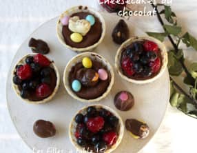 Cheesecakes au chocolat