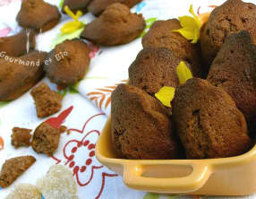 Madeleines chocolat, gingembre et poivre blanc