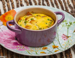 Clafoutis aux légumes de printemps
