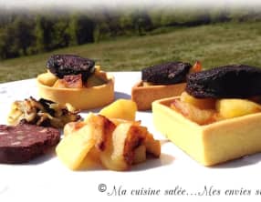 Tartelettes pomme-boudin
