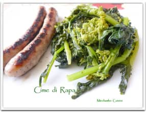Cime di rapa con salsiccia