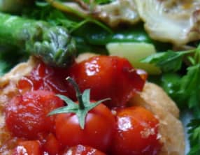 Tartelettes de tomates cerises