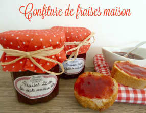 Confiture de fraises maison