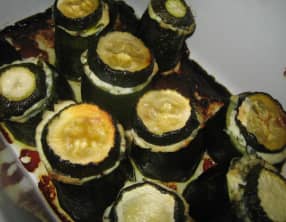Courgettes farcies à la ricotta et au basilic