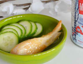 Filet de poulet sauce au sirop d'érable et à la moutarde