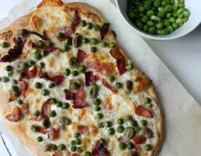 Pizza verde du printemps