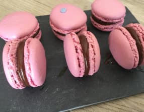 Macarons au chocolat au lait