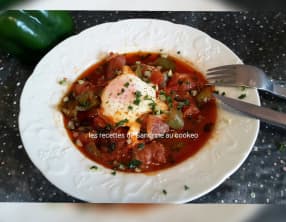 Chakchouka aux merguez au cookeo