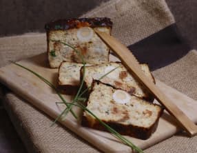 Pain de poisson aux oeufs de caille