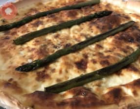 Quiche au Roquefort, Gouda et asperges