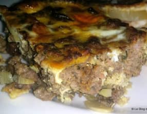 Gratin de viande sucré salé