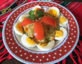 Le kiopoolu ou pâté d’aubergines et de poivrons bulgare