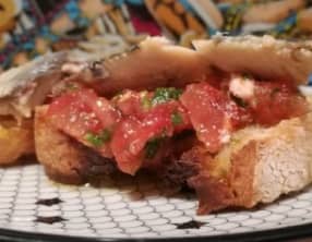 Tartines de sardines