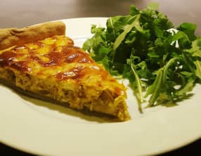 Tarte poulet au curry