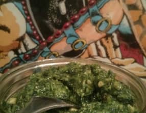 Pesto roquette-épinard