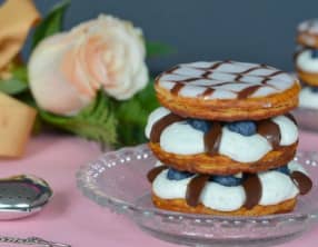 Mille-feuille à la Fourme d'Ambert