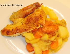 Pintadeau en sachet cuisson Albal