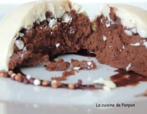 Demi sphère mousse choco