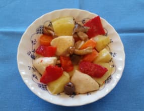 Salade de poulet aux saveurs italiennes