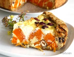 Tarte salée à la patate douce et à la feta