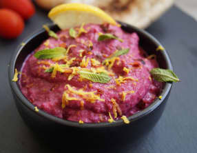 Dip de betterave au zaatar