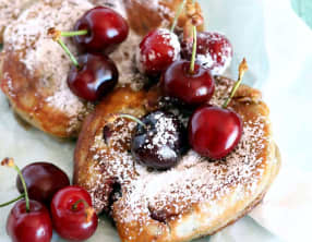 Pancakes aux cerises