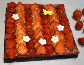 Tarte aux fraises