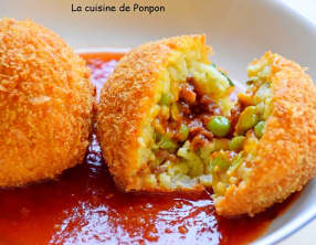 Arancini ou comment utiliser les restes de risotto